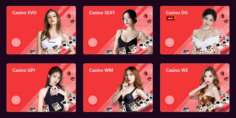 Đặt cược thú vị và hấp dẫn trên sảnh casino trực tiếp